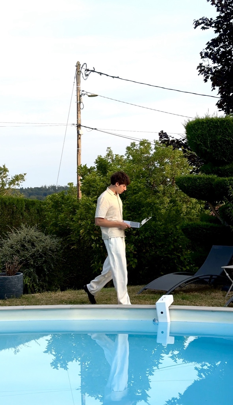 Arthur Renard au travail